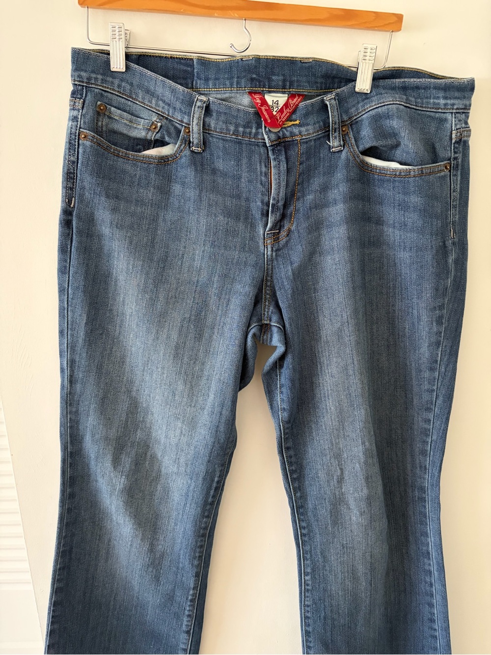 Lucky Brand Medium Blue Straight-Leg Jeans